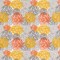 Orange - Gold & Yellow,Orange & Rust Abstract & Geometric,Floral Upholstery Fabric 54 Inches"